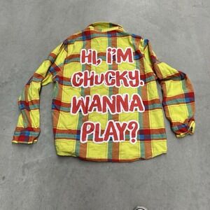 Cakeworthy Child's‎ Play Chucky Flannel Shirt  | Size: Large